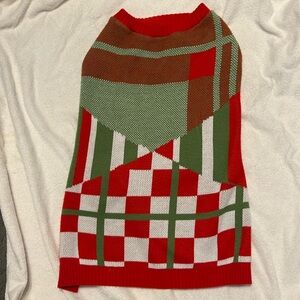 Colorful Geometric Knit doggy  Sweater